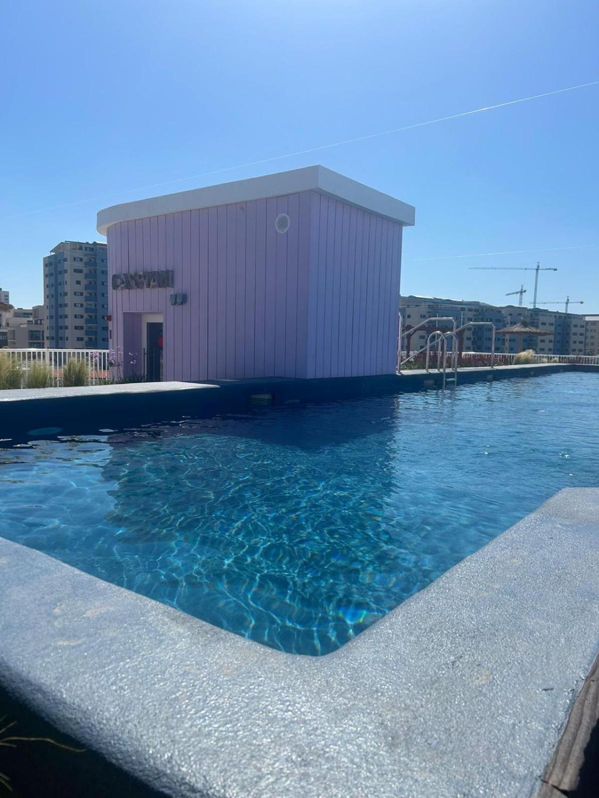 Marina Club Luxury Private Studio With Pool And Incredible Views غيبرالتار المظهر الخارجي الصورة